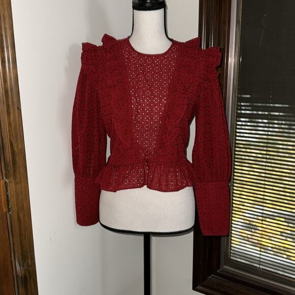 Robert Rodriguez | Laced Charlotte Top Size 4 - Picture 5 of 16